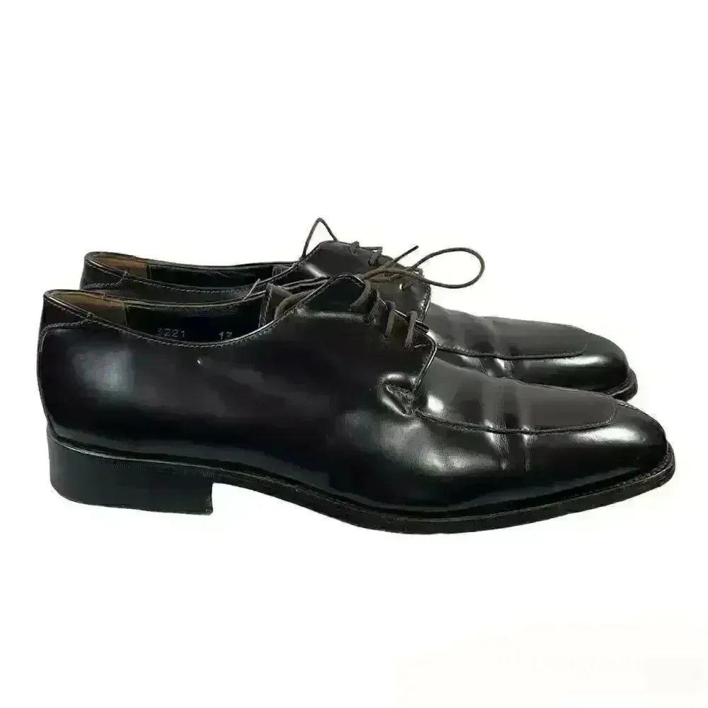 To Boot New York Adam Derrick Mens Brown Leather Oxford Dress Shoes 3221 Size 13